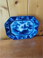 Flo- blue Tonquin iron stone platter