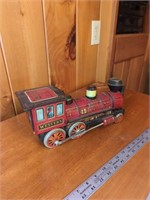 Vintage tin train toy