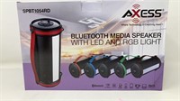 AXESS Bluetooth Media Speaker With LED and RGB