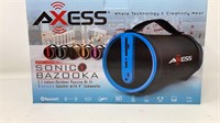 AXESS SPBT1033-BL Bluetooth Sonic Bazooka Speaker