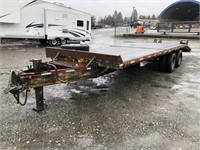 1990 Wilson 20' + 5' T/A Flatbed Trailer