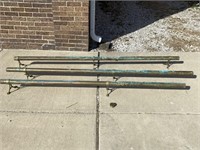 20 feet Brass Foot Rail- 2" tube