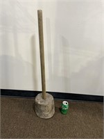 Large Wood Mallet  36" in Length