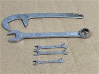 (5) Blue Point Wrenches Snap on