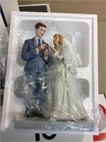 NIB Norman Rockwell Bride and Groom figurine (3)