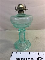 Vintage Eagle kerosene/ oil lamp green glow