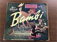 Vintage RCA Victor Bambi (3) album set narrated