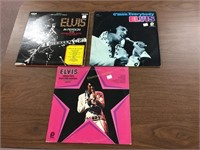 Elvis vinyl records (3) albums