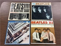 Beatles ! And Beats vinyl records (4) albums