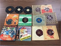 Vinyl 45 rpm records - Bing Crosby, Patti Page ,