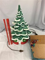 Ceramic Christmas tree electric untested