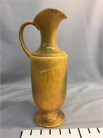 Haeger pottery ewer gold tones