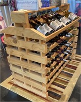 144 Bottle Wood Wine Rack