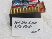 Box of 20 6mm Rifle Shells