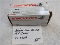 Box of 99 Winchester .40 SW 165 Grain