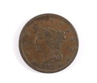 1843 Large Cent, Small Letters
