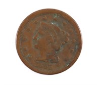1855 Large Cent, Upright 5s