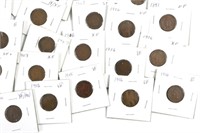 (57) Indian Cents - flipped & graded by seller