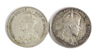 (2) Canada 25 Cent Pieces