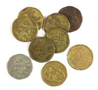 Aladdin's Castle 8 Sided Coins