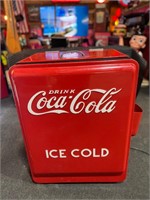 33 x 25” Vintage Coca-Cola Electric Cooler