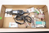 DREMEL WITH LARGE SELECTION OF ASSORTED BITS