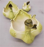 Hull pottery swans. 3 sizes