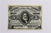 Five Cent Fractional Currency