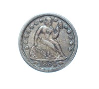 1854 Liberty Seated Dime with Arrows