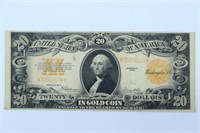 Series 1922 $20.00 Gold Certificate (f-1187)