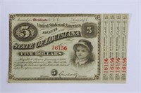 1878 $5 State of Louisiana "Baby Bond" Bank Note