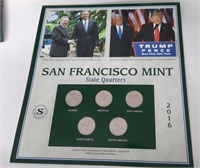 2016 San Francisco Mint State Quarters