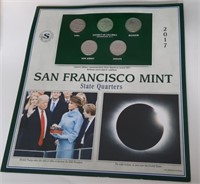 2017 San Francisco Mint State Quarters