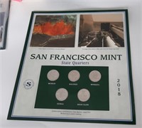 2018 San Francisco Mint State Quarters
