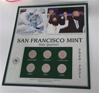 2020 San Francisco Mint State Quarters