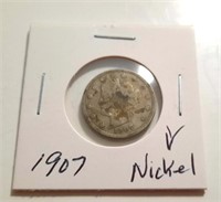 1907 "V" Nickel