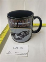 1989 Vintage Batman Batmobile Black Coffee Mug