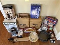 LOT OF MISC. SMALL APPLIANCES & BAKEWARE