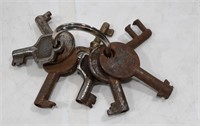 8 Old Cabinet Keys