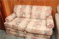 FLORAL SOFA AND LOVE SEAT
