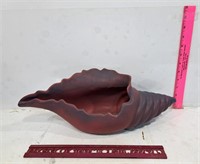 Van Briggle Pottery Large Conch Shell. No Damage