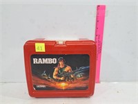 Rambo Thermos Plastic Lunch Box