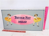 1924 Butter - Nut Bread Advertising Cardboard Sign
