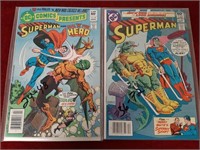 2x SUPERMAN DC COMIC BOOKS NICE