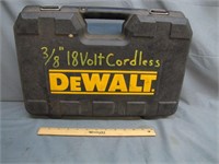 Working Dewalt 18 Volt Cordless Drill