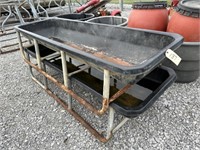 (2) 6ft feed troughs