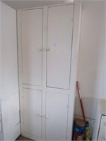 WHITE PAINTED WALL CABINET