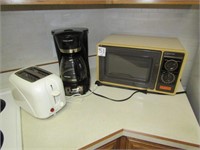 emerson microwave, coffee maker,toaster