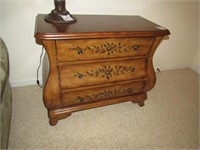 HAND PAINTED EUROPEAN 3 DRAWER CHEST