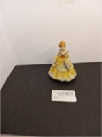 VINTAGE "GIRL IN THE YELLOW DRESS" GWTHW WIND UP